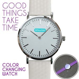 Original REVALATION Designer COLOR CHANGING Watch Light Powered High Technology